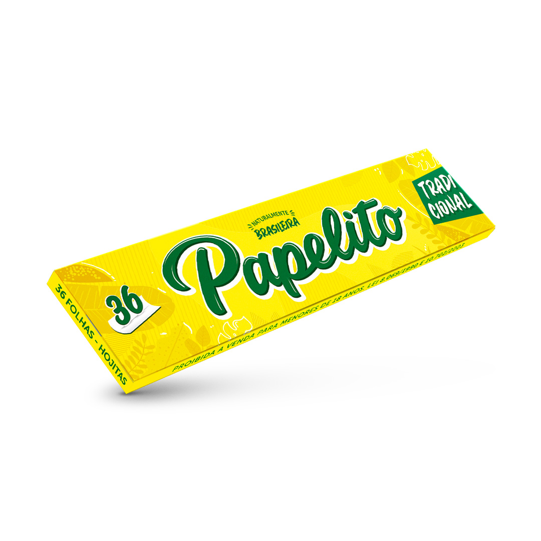 Seda Rolling Paper - Tradicional King Size - Papelito Brasil - Livreto 3